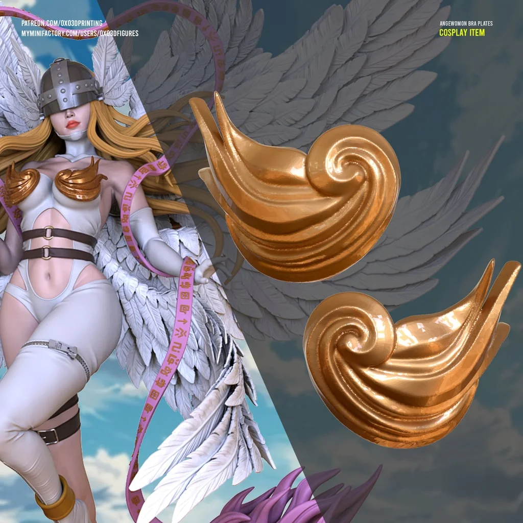 3D модель Модель Брони Angewomon для Косплея - фото 1