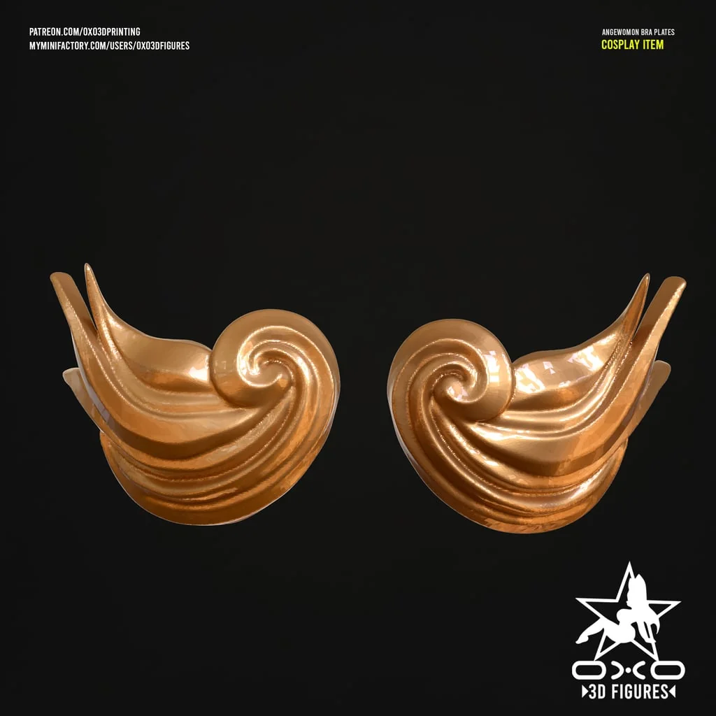 3D модель Модель Брони Angewomon для Косплея - фото 2