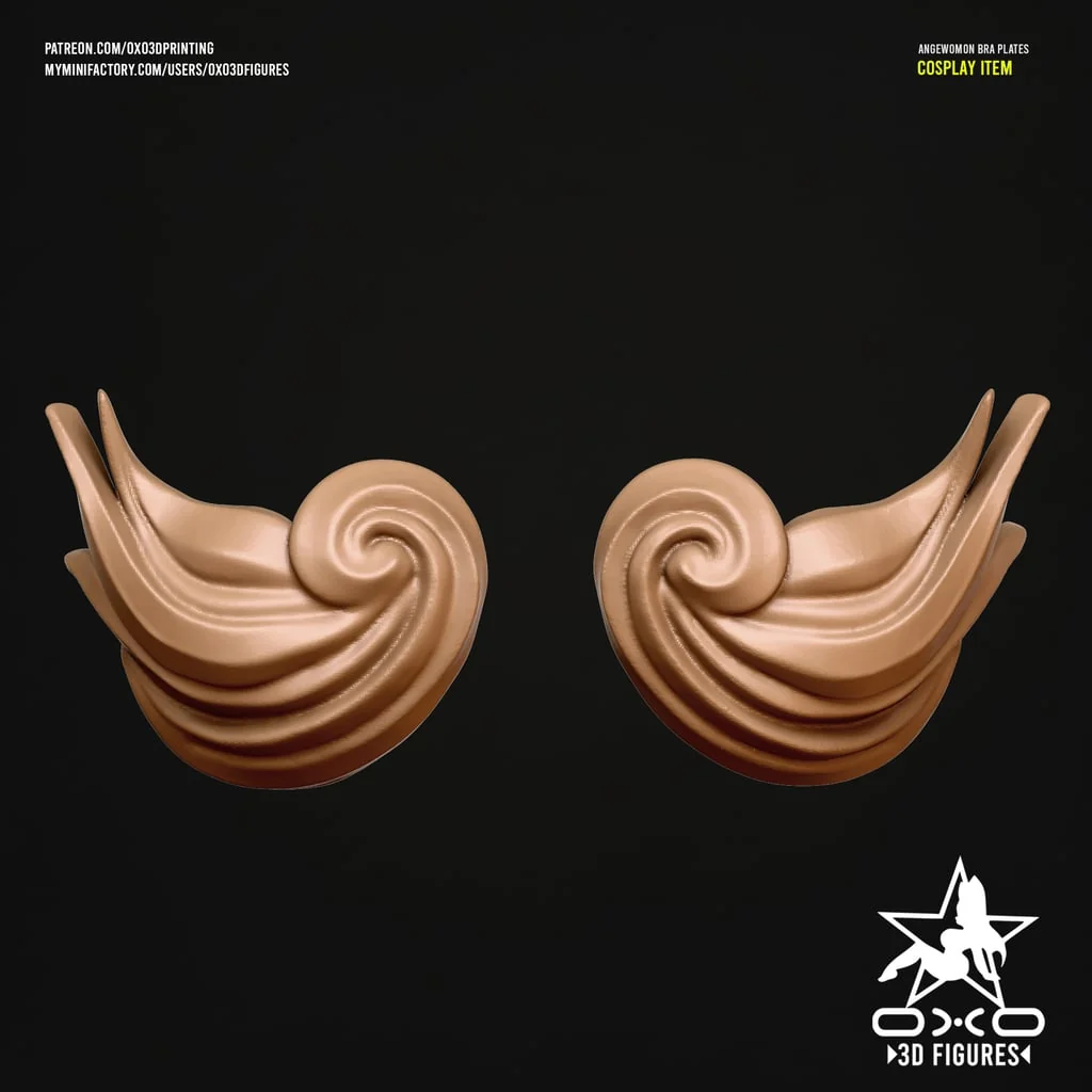 3D модель Модель Брони Angewomon для Косплея - фото 3