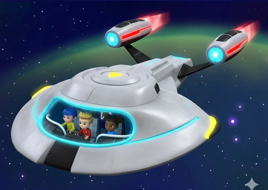 3D модель Корабль-разведчик из Star Trek - фото 1