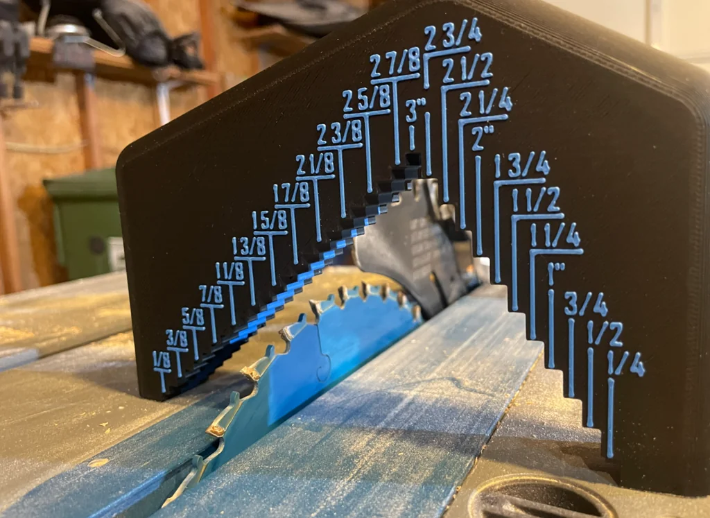 Модель для настройки дисковой пилы (до 3 дюймов)