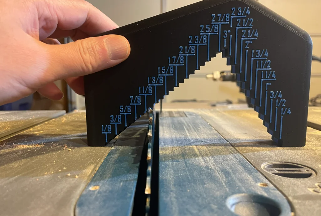 3D модель Модель для настройки дисковой пилы (до 3 дюймов) - фото 2