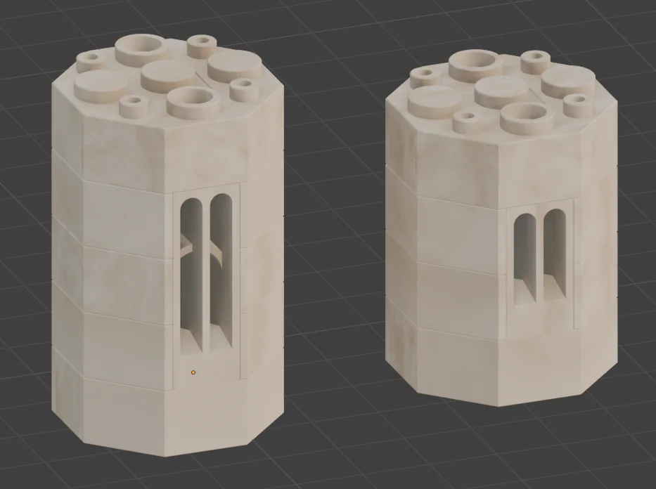 3D модель Exin Castillos: Двойные арочные окна - фото 7