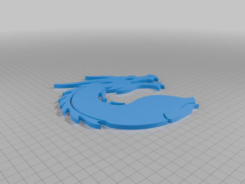 3D модель Модель дракона для печати - фото 2