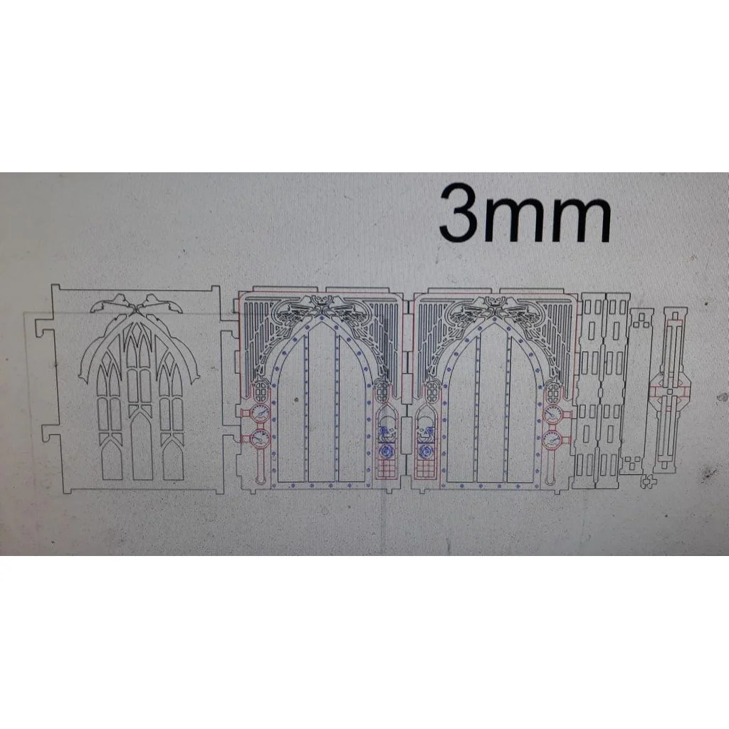 3D модель Модульні ворота Kill Team Chalnath - Archway - фото 3