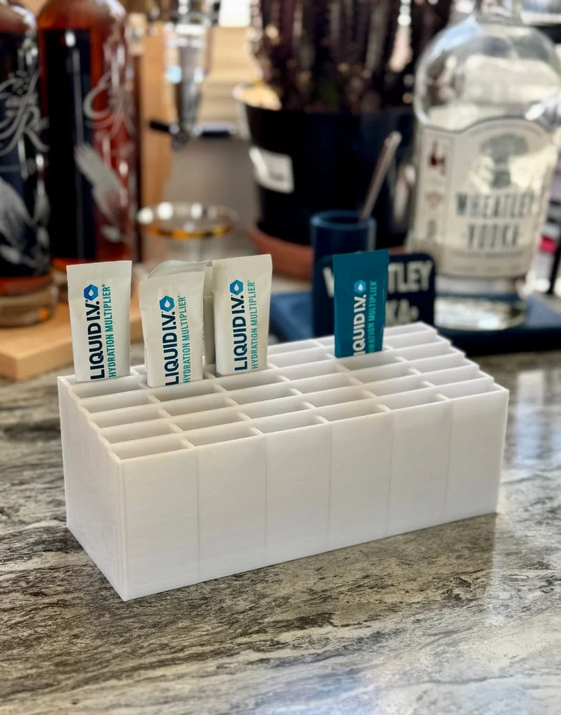 3D модель Органайзер для пакетиков Liquid IV - фото 1