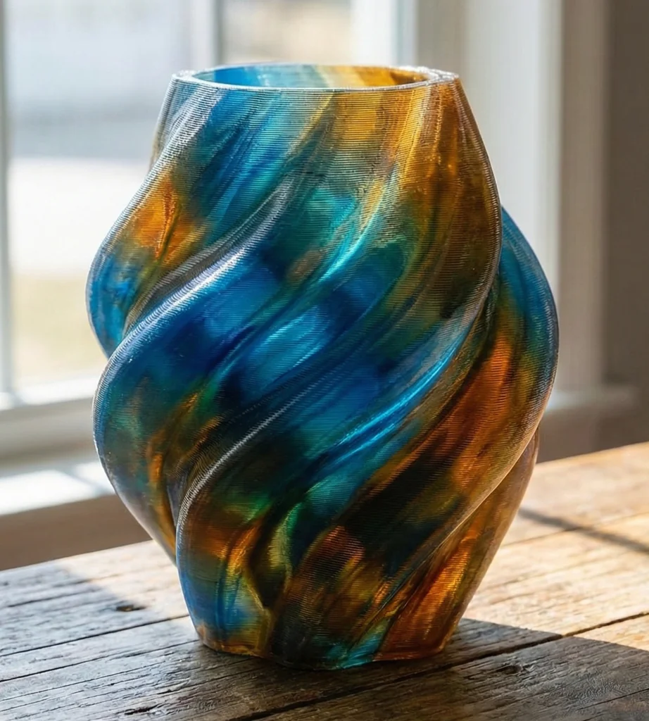 Изысканный вазон и подставка для ручек