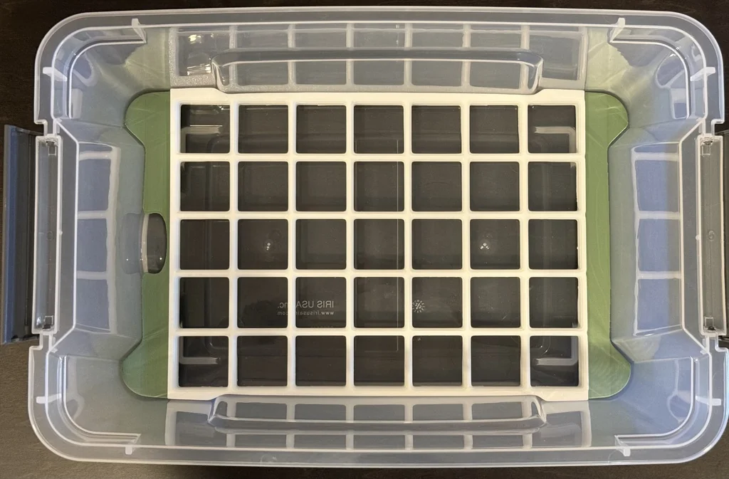 3D модель Модель: Контейнер для хранения Costco Iris с базовой пластиной Gridfinity - фото 1