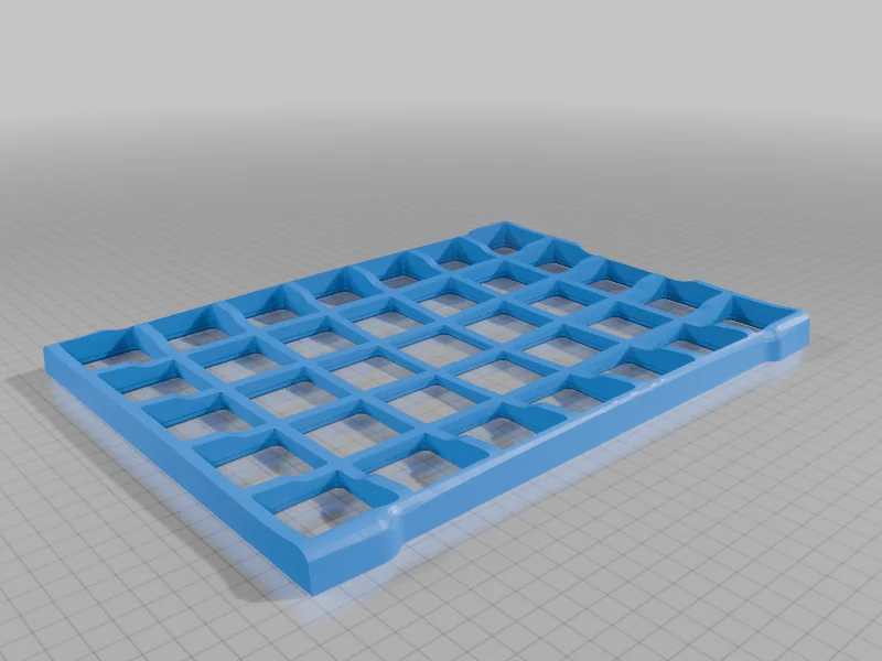 3D модель Модель: Контейнер для хранения Costco Iris с базовой пластиной Gridfinity - фото 4