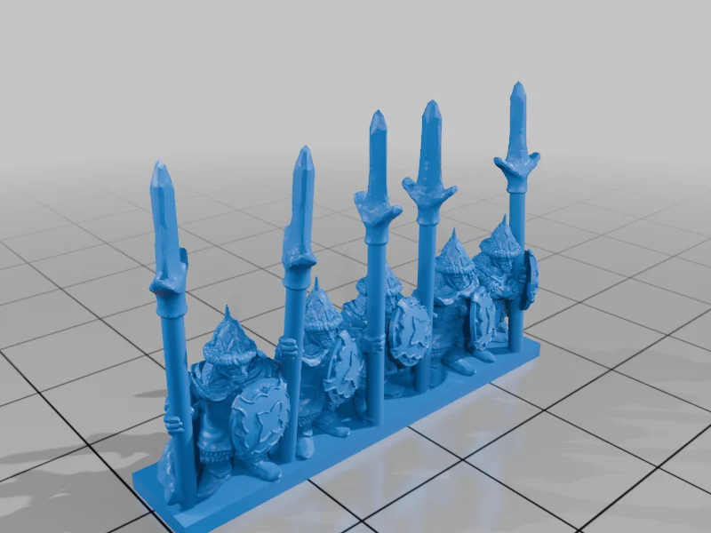 3D модель Воины Дейла 10мм - фото 8