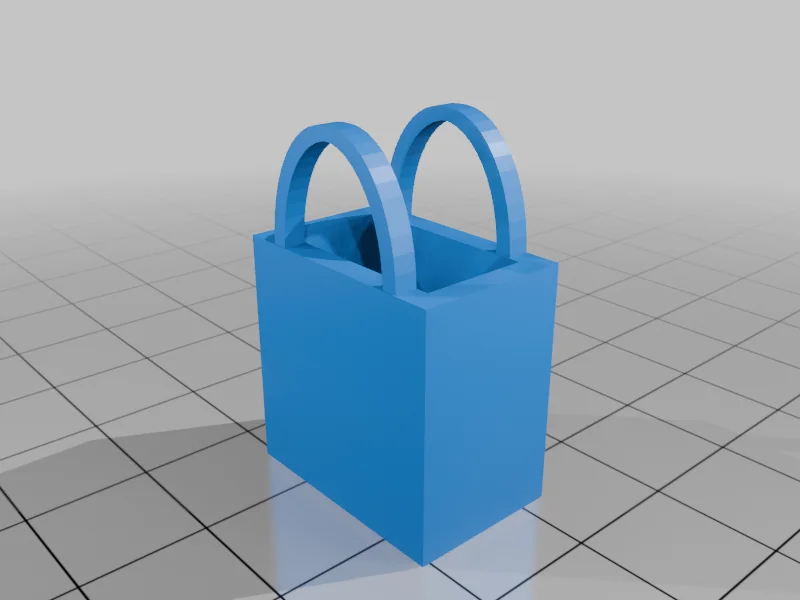 3D модель Модель сумки для кукол LPS - фото 1