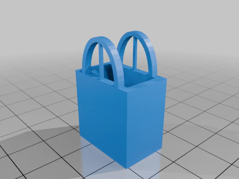 3D модель Модель сумки для кукол LPS - фото 2