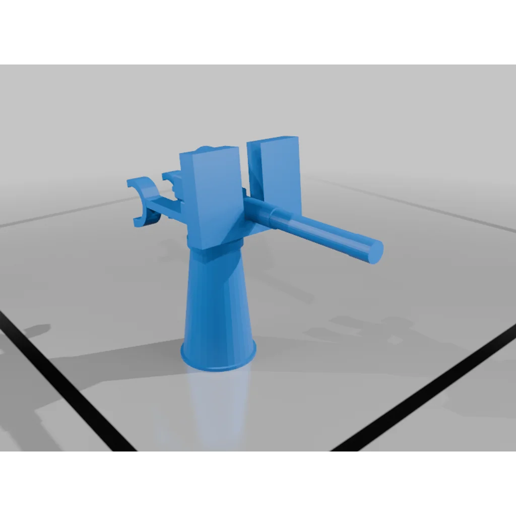 3D модель 20-мм орудия Oerlikon Королевского флота (Вторая мировая война) - фото 2