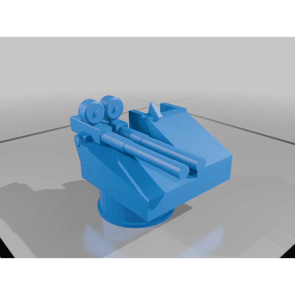 3D модель 20-мм орудия Oerlikon Королевского флота (Вторая мировая война) - фото 5