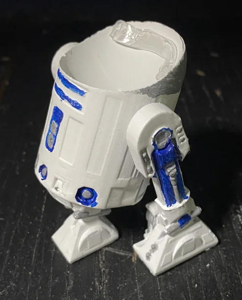 3D модель Подставка для Tamagotchi R2-D2 - фото 2