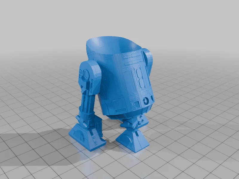 3D модель Подставка для Tamagotchi R2-D2 - фото 7