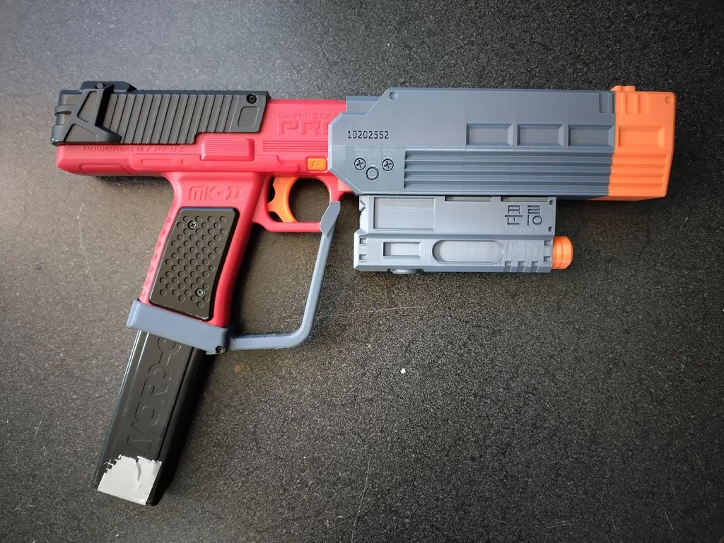 3D модель Комплект пистолета Halo ODST для Dart Zone Pro mk 2 - фото 1