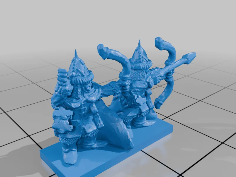 3D модель Лучники Дейла в масштабе 10мм - фото 4