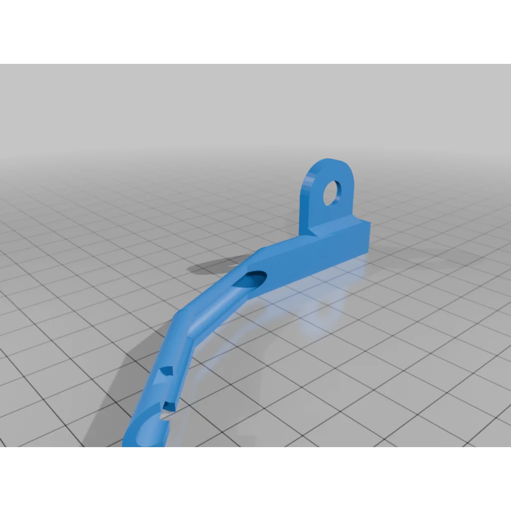 3D модель Крепление для масляного устройства цепи Benelli Leoncino 800 - фото 3