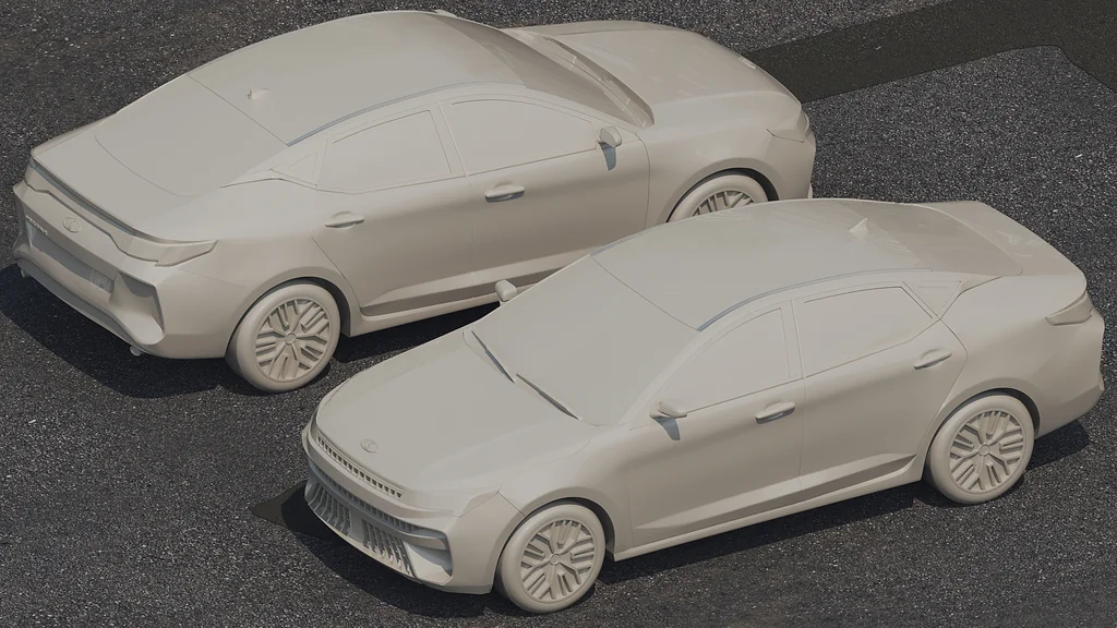 3D модель Модель Moskvich 6 (JAC J7) Sehol A5 Plus в масштабе 1/43 - фото 1