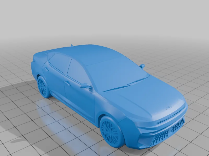 3D модель Модель Moskvich 6 (JAC J7) Sehol A5 Plus в масштабе 1/43 - фото 12