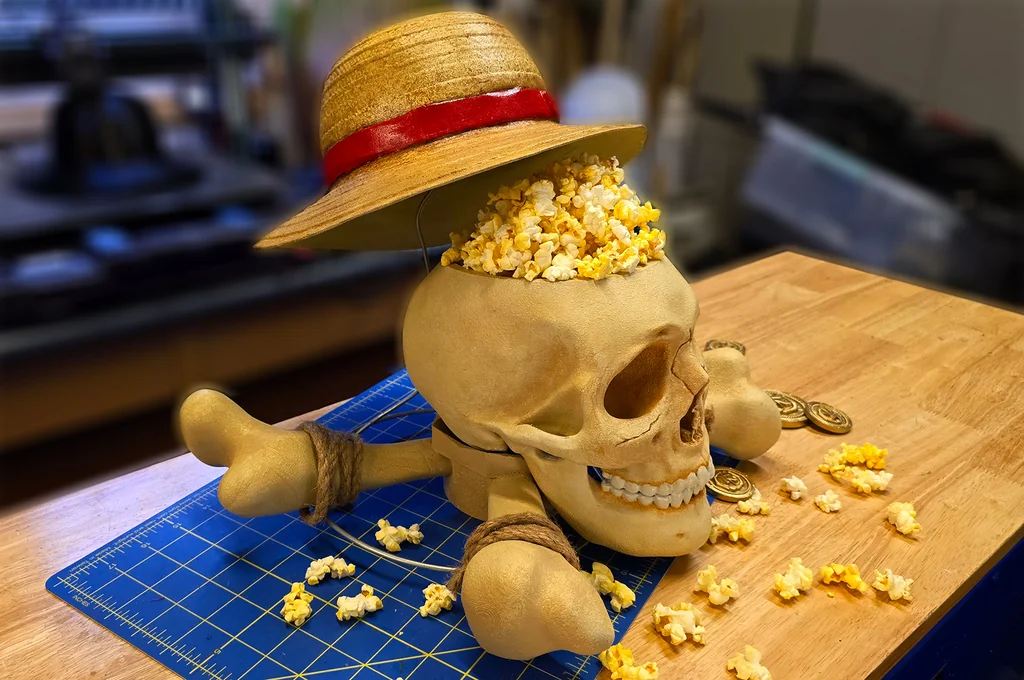 3D модель Контейнер для попкорна One Piece от Regal и Netflix - фото 2