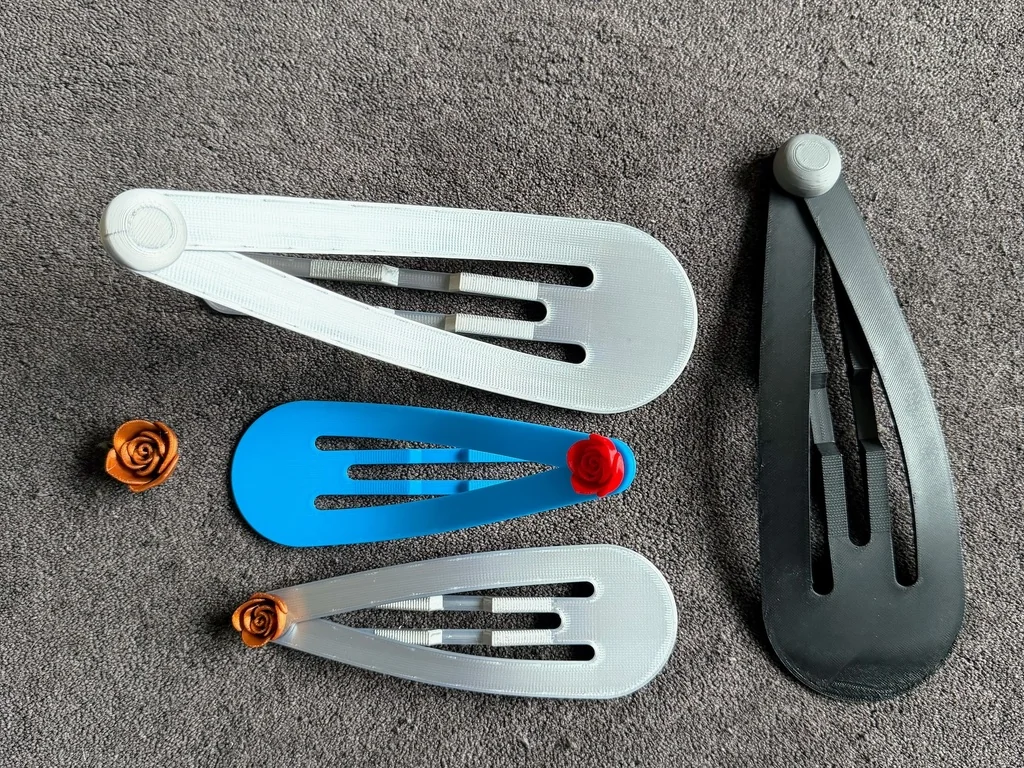 3D модель Гигантская заколка для волос - фото 2