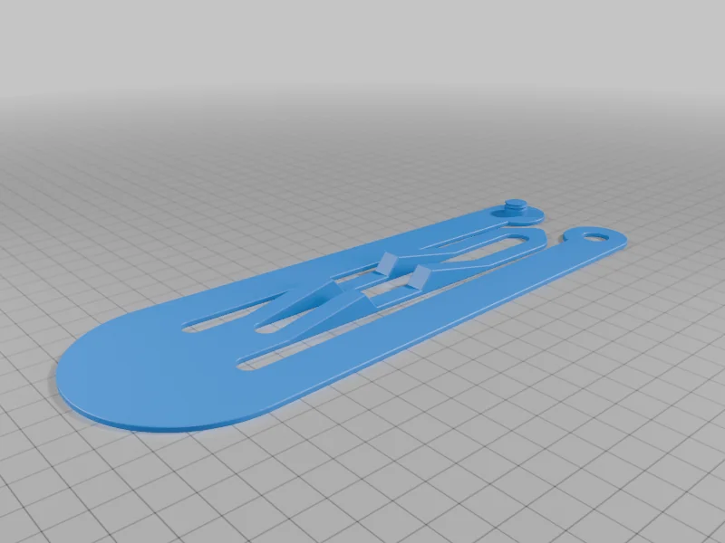 3D модель Гигантская заколка для волос - фото 4