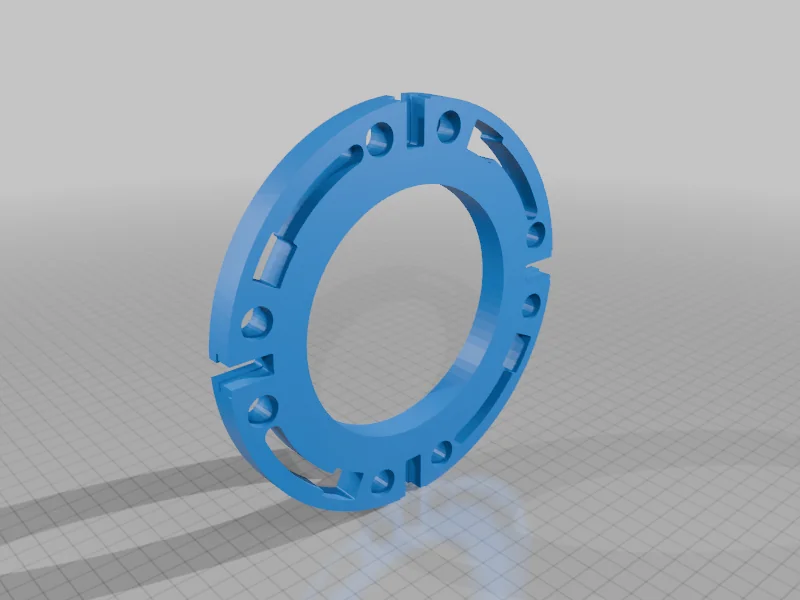 3D модель Удлинитель для фланца унитаза - фото 3