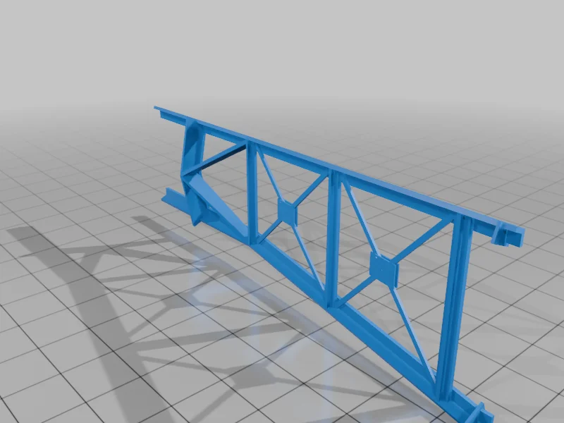 3D модель Металлический водонапорная башня в масштабе HO - фото 8