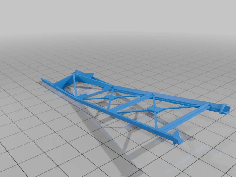 3D модель Металлический водонапорная башня в масштабе HO - фото 16