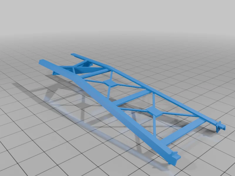 3D модель Металлический водонапорная башня в масштабе HO - фото 17