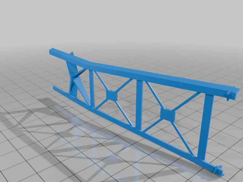 3D модель Металлический водонапорная башня в масштабе HO - фото 23