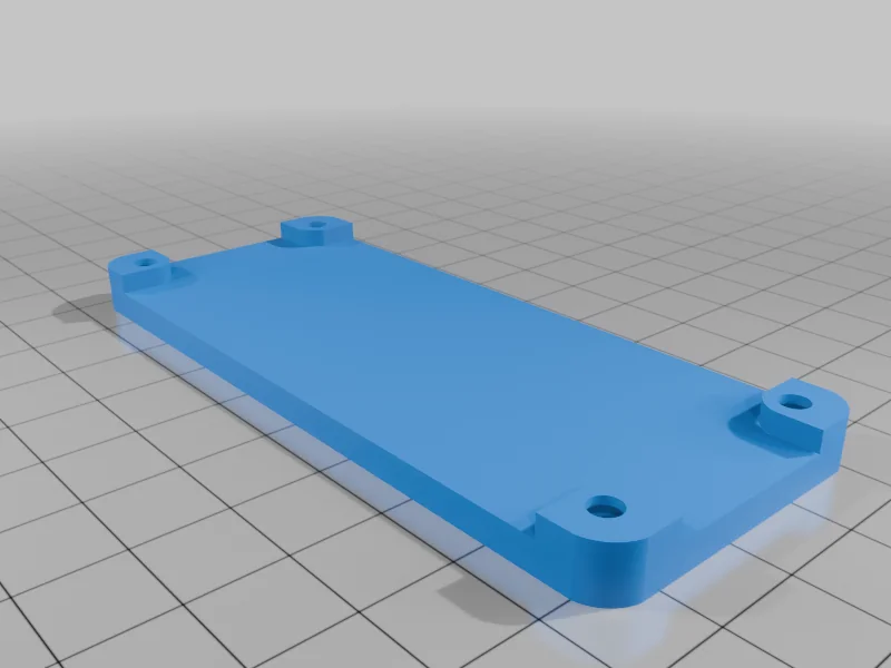 3D модель Пластина для крепления Tonex One на велкро - фото 2