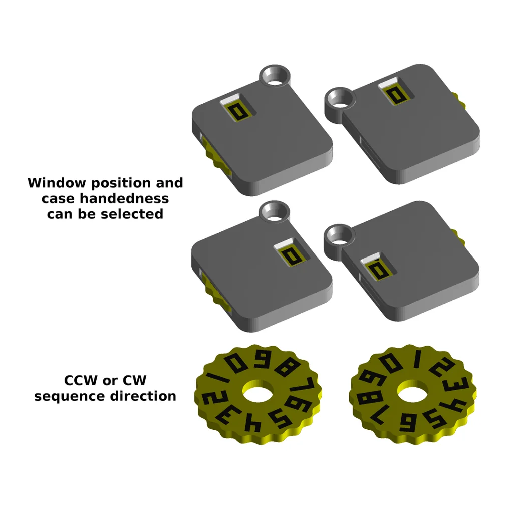 3D модель Переработанный счетчик для гольфа (SCAD) - фото 4