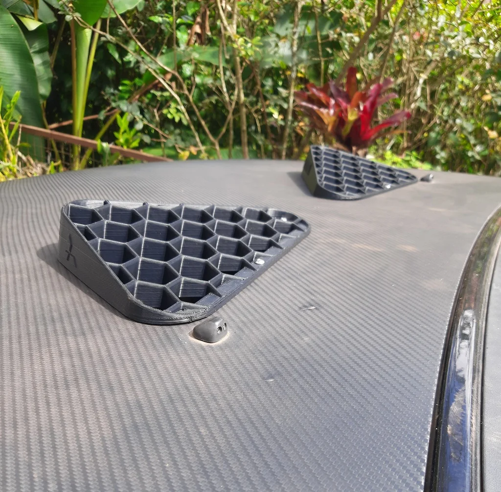 3D модель Вентиляция капота для улучшения охлаждения - фото 7