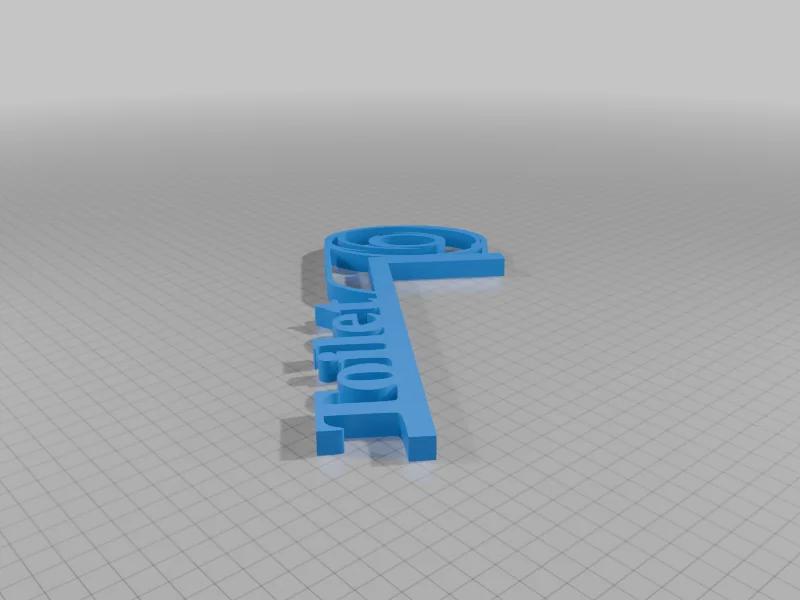 3D модель Знак для туалета - фото 2