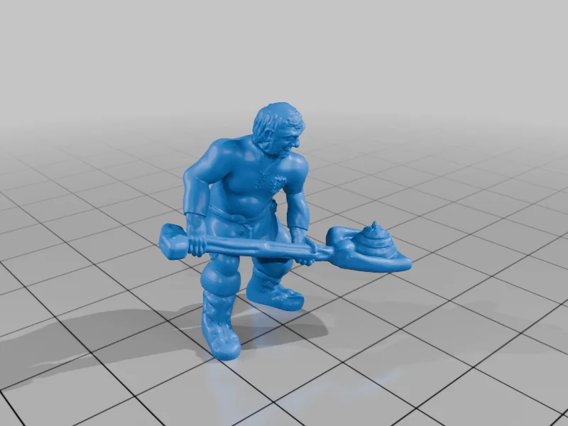 3D модель Модель Общего Работника - Долгопят / Могильщик (DND / TTRPG) - фото 4