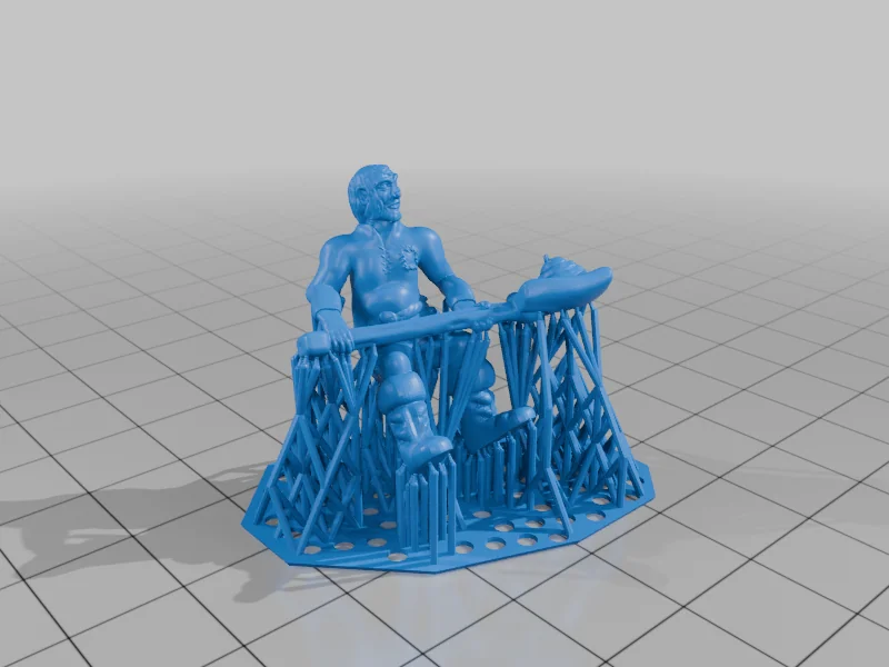 3D модель Модель Общего Работника - Долгопят / Могильщик (DND / TTRPG) - фото 9