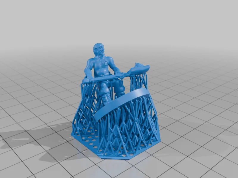 3D модель Модель Общего Работника - Долгопят / Могильщик (DND / TTRPG) - фото 10