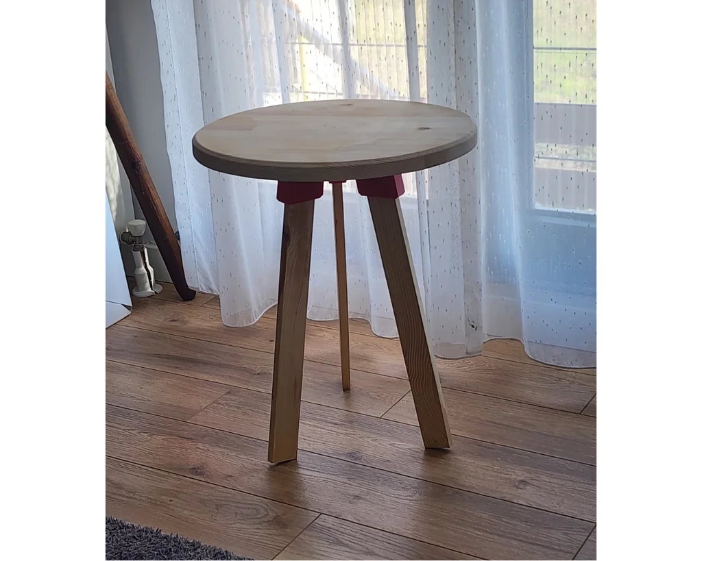 3D модель 3D-печатный соединитель для трехногого стола - фото 4