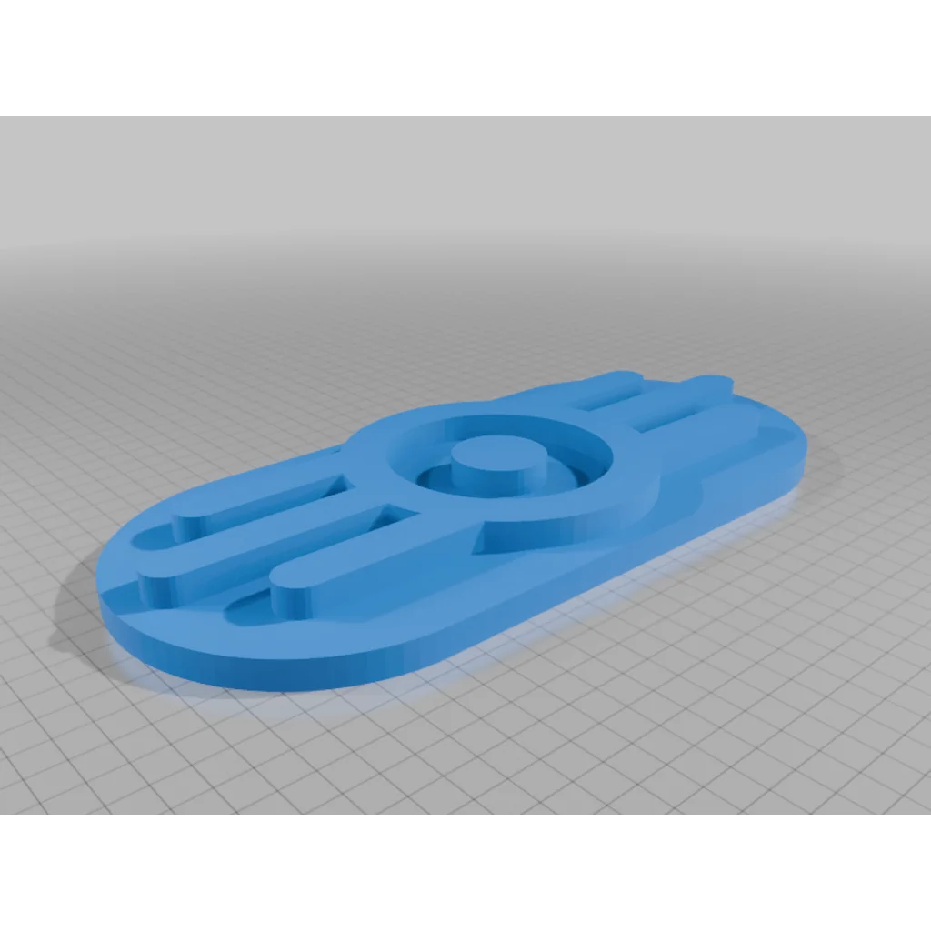 3D модель Логотип Vault-Tec из Fallout - фото 3