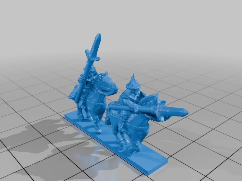 3D модель Всадники Дейла 10мм - фото 2