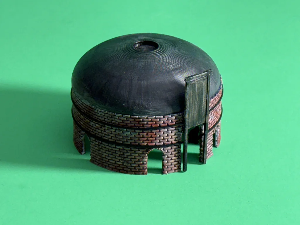 Кирпичный завод - печь 1:87 HO