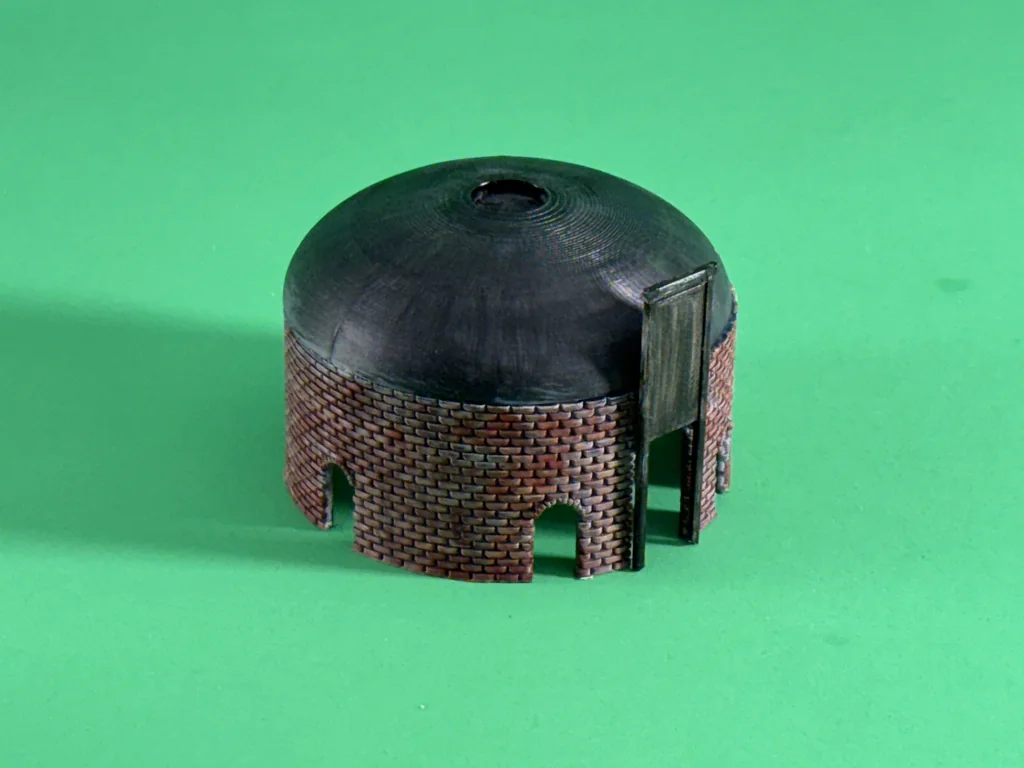 3D модель Кирпичный завод - печь 1:87 HO - фото 2