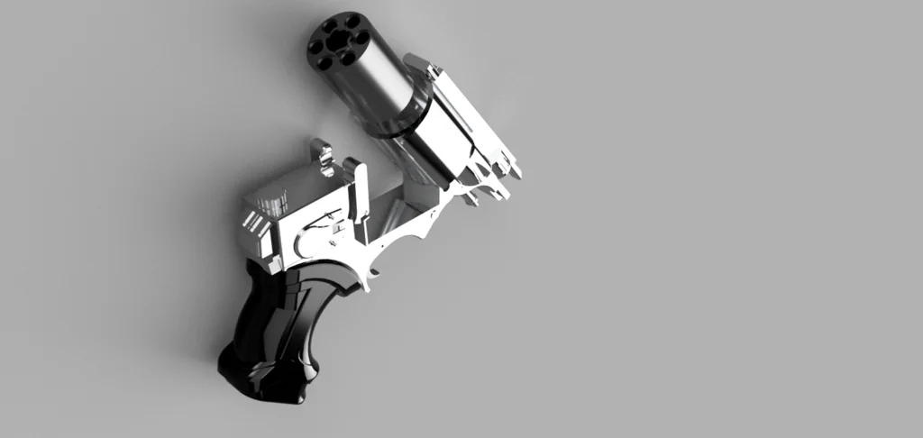 3D модель Реплика револьвера Ривер из Serenity - фото 2