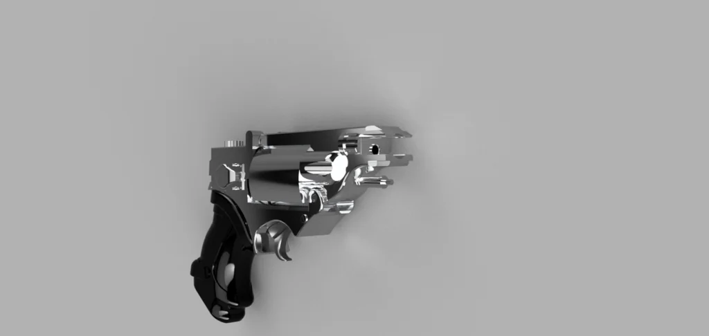 3D модель Реплика револьвера Ривер из Serenity - фото 3