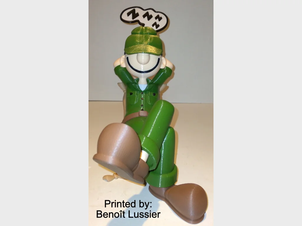 3D модель 3D-модель Битла Бейли - фото 4