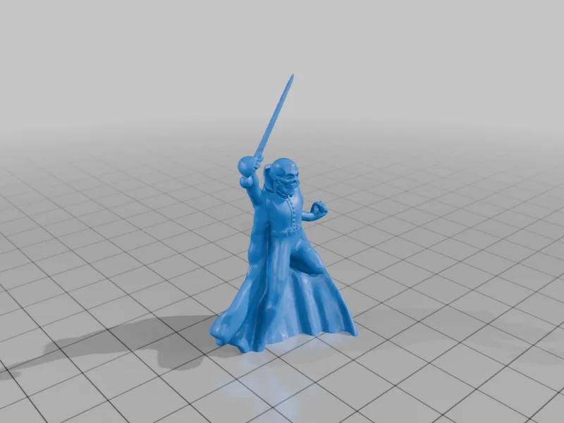 3D модель Золотая летучая мышь 28 мм - фото 1