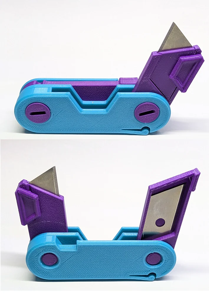 3D модель Держатель и отсек для лезвий - фото 1